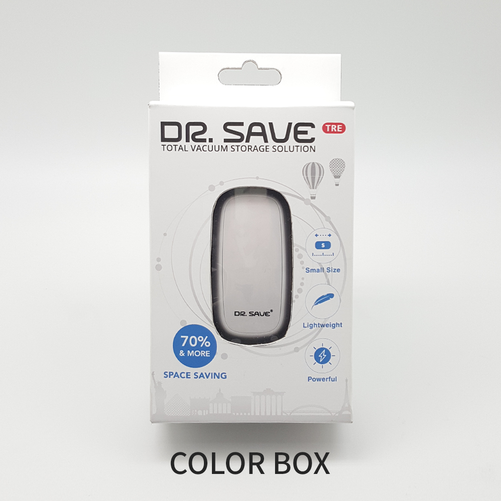 the package of DR. SAVE TRE Vacuum Sealer