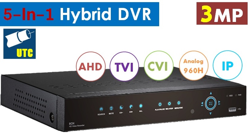 3-5MP Hybrid DVR 3-5MP Hybrid DVR