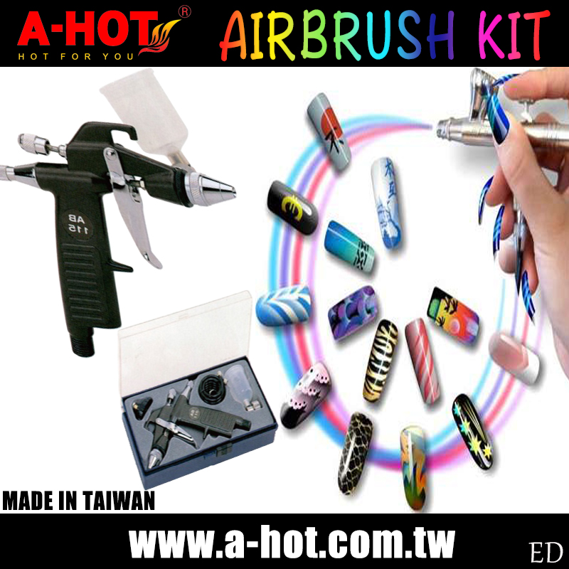 Professional Nail Airbrush Art Makeup Kit | Taiwantrade.com