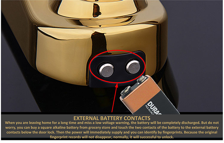 Indoor Intelligent Fingerprint Smart Door Locks With Keypad