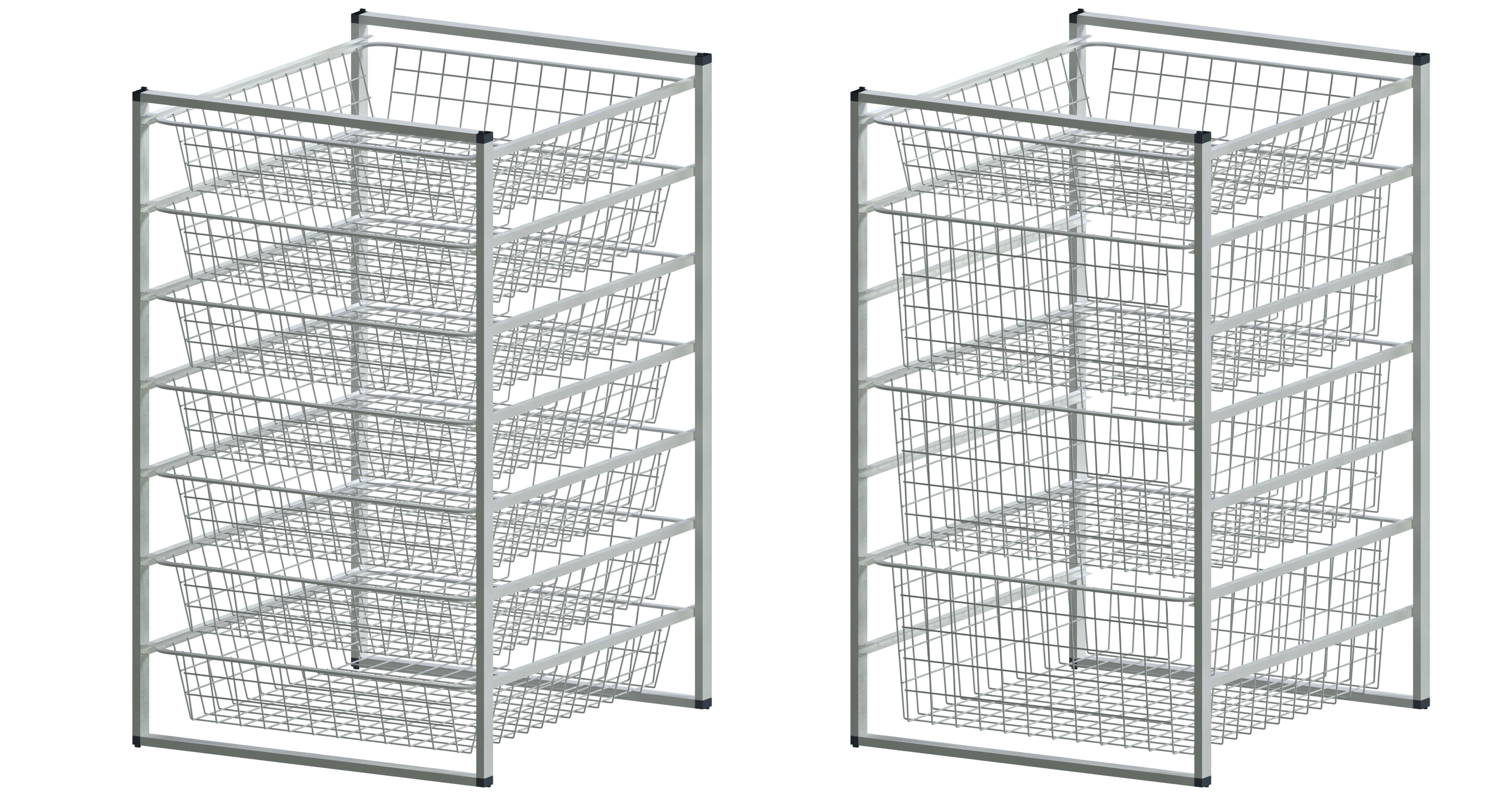 7 Tier Drawer Rack Storage Baskets For Shelves Taiwantrade Com