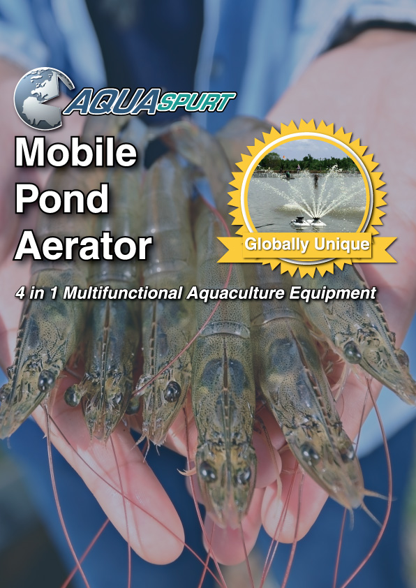 mobile pond aerator fish shrimp farming aquaculture equipment