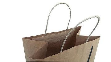 bags brown kraft brown kraft paper bag, twisted paper handle