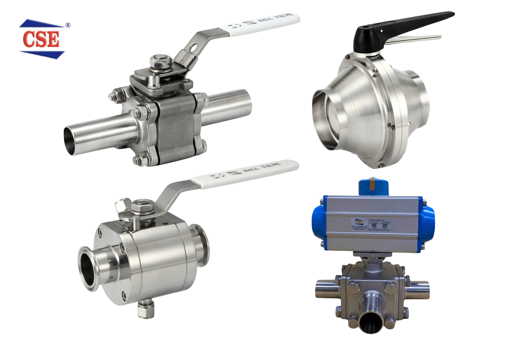 Sanitary Ball Valve With Mounting Pad And Actuator Taiwantrade