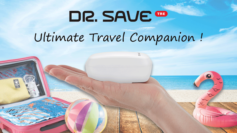 DR. SAVE TRE Mini Vacuum Sealer Plus Air Pump is an ultimate travel companion.