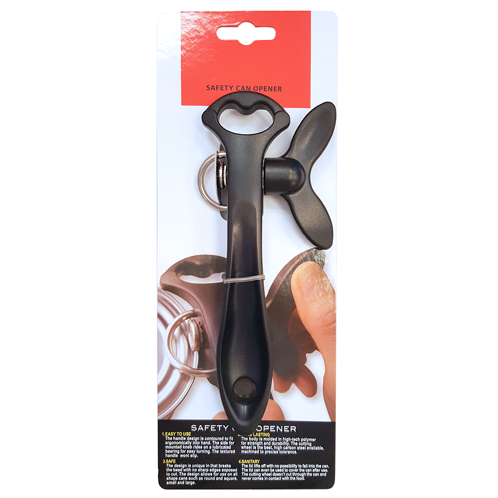 1pc Can Opener, Safe Manual Cutting Can Opener With No Sharp Edges