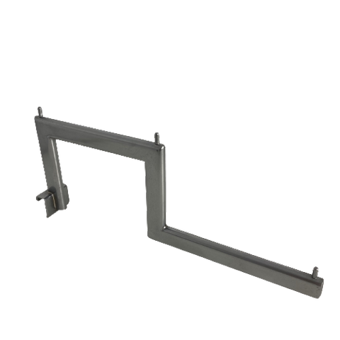 Tube mounting raised step display hook
