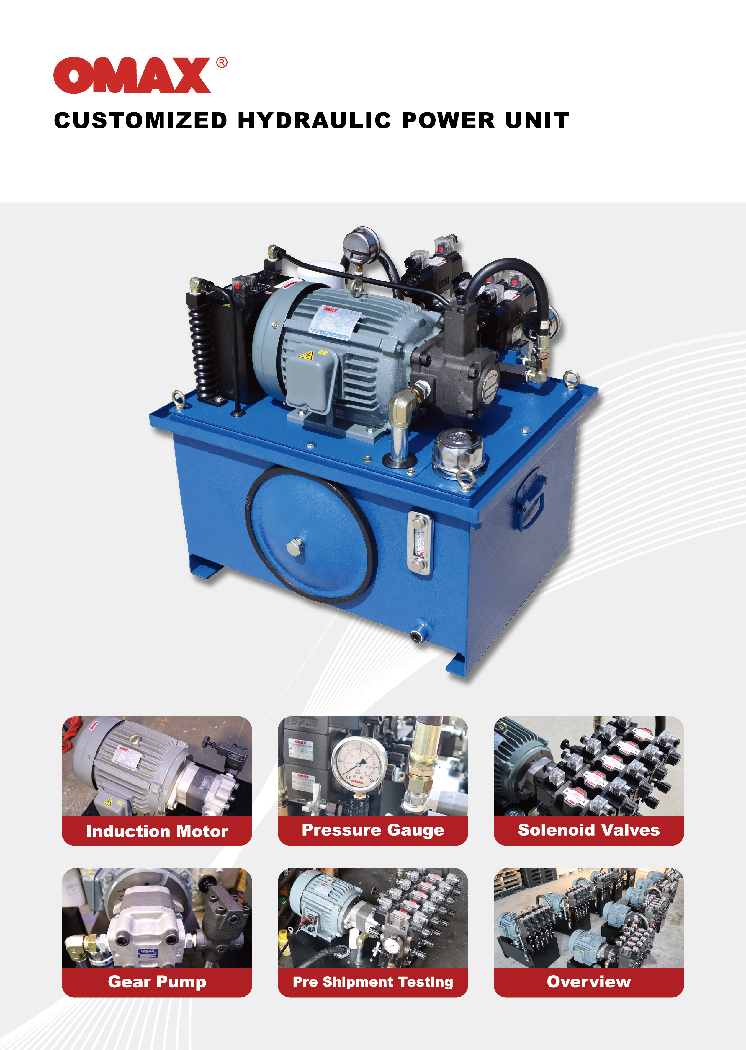 Hydraulic Power Unit Manufacturer OMAX Hydraulics Industrial Solution