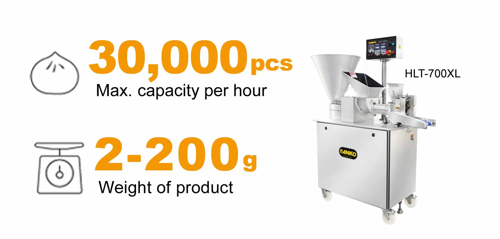 ANKO Electric Polish Pierogi Making Machinery