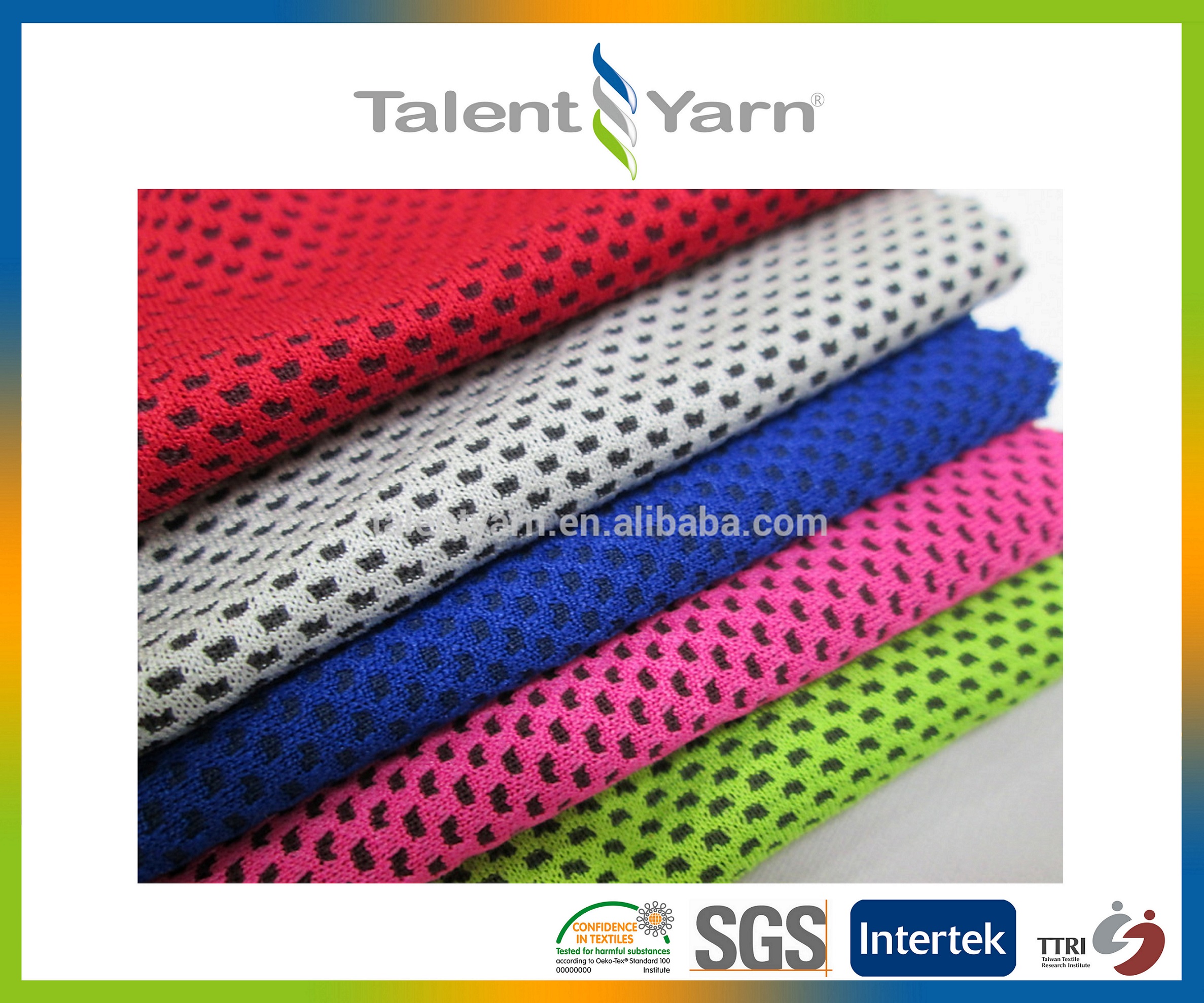 Polyester Functional Anti Bacteria Cooling Mesh Fabric Taiwantrade