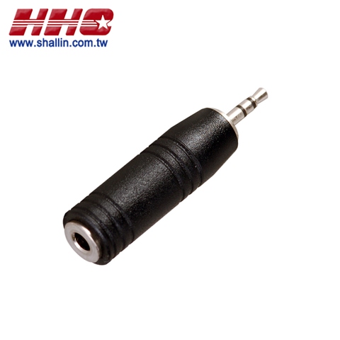 2.5mm stereo plug to 3.5mm stereo jack, RoHS Directive-compliant