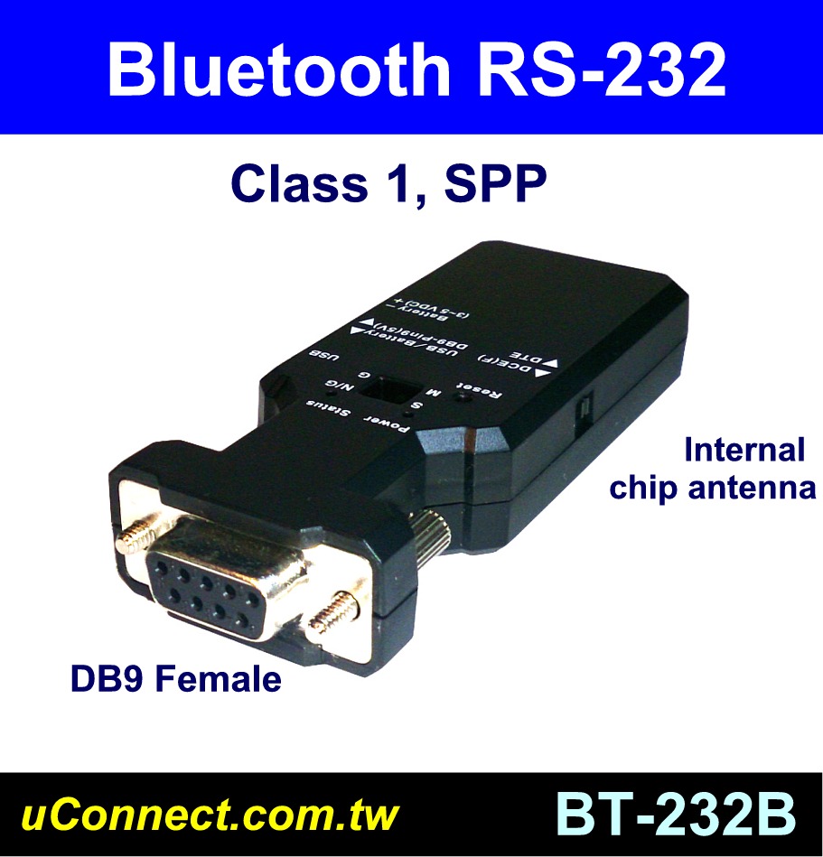 Class 1 Bluetooth RS 232 Adapter Wireless Serial Bluetooth RS232