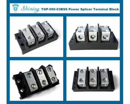 TGP-050-03BS- 600V-50A-3-Way-Electrical-Splicer-Terminal-Block-MP