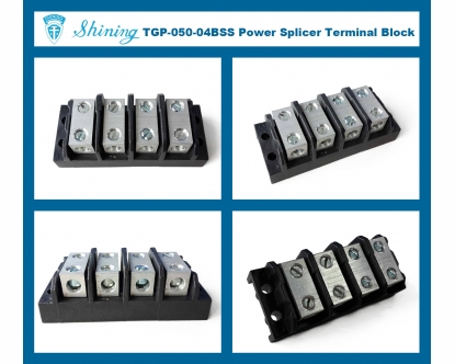 TGP-050-04BS- 600V-50A-4-Way-Electrical-Splicer-Terminal-Block-MP