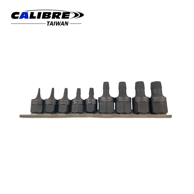 Taiwan Calibre Pc Mm Multi Spline Screw And Bolt Stud Extractor