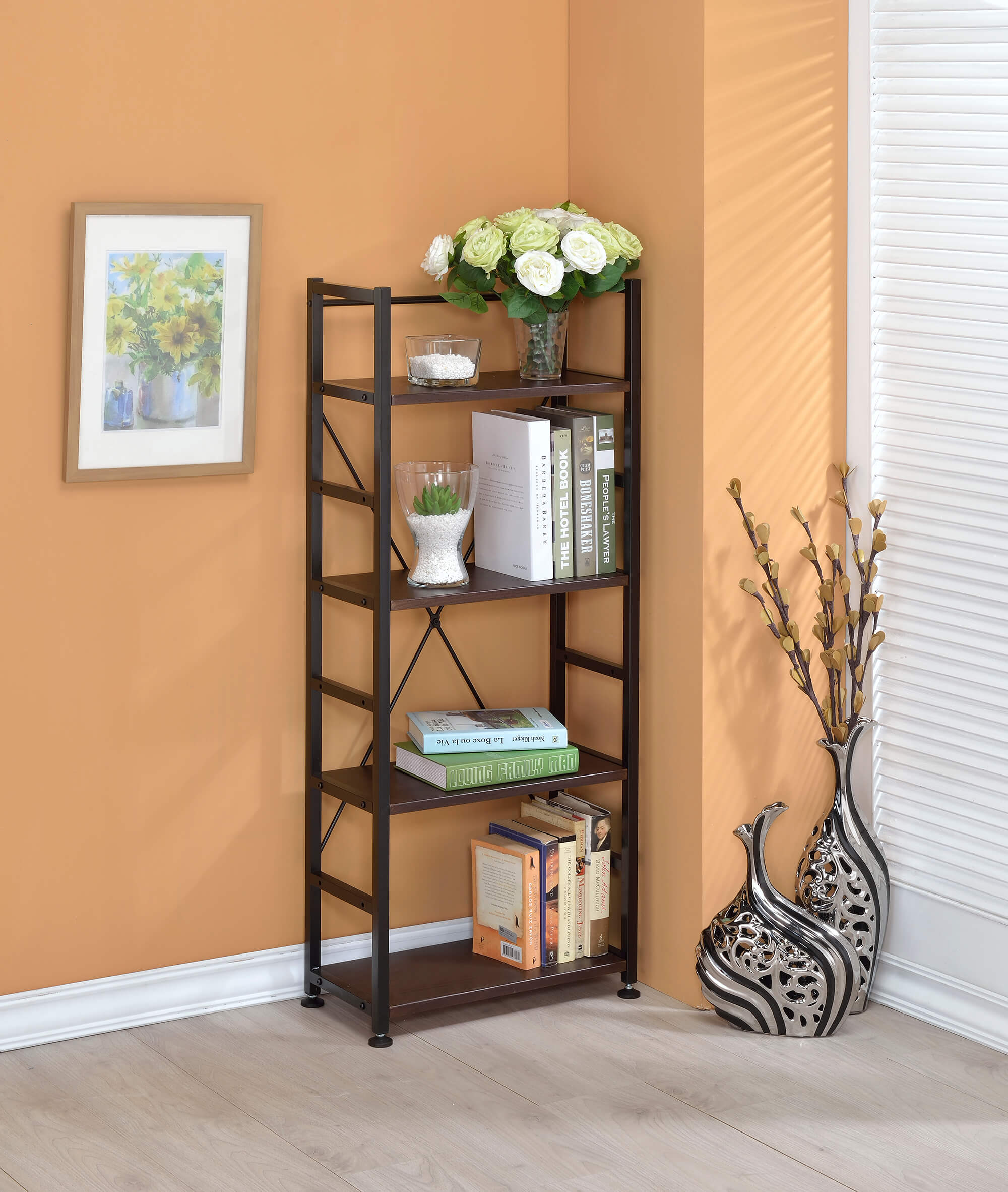 4 Tier Adjustable Bookshelf Taiwantrade