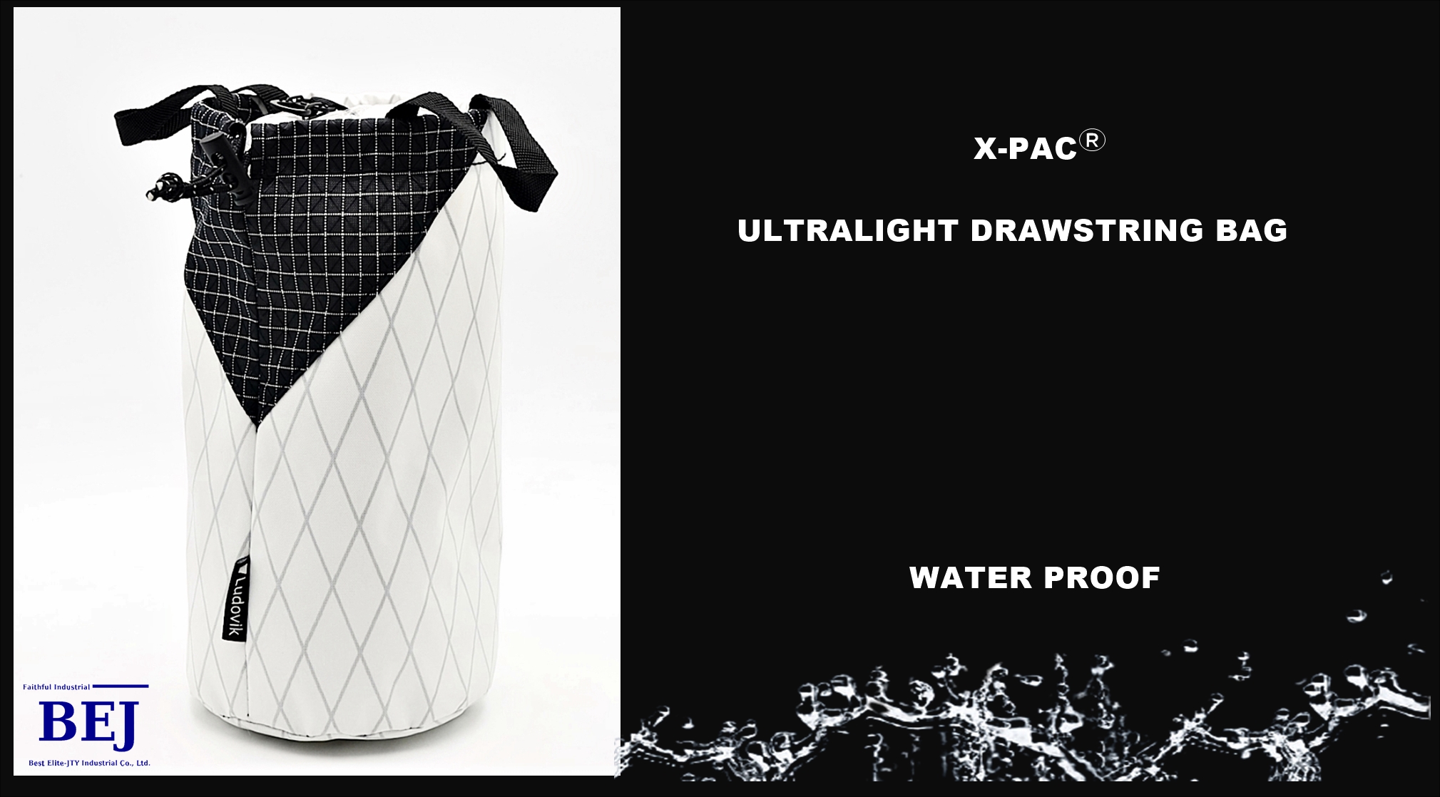 Ultralight Drawstring Bag, Lightweight Knob Bag, X PAC Taiwantrade