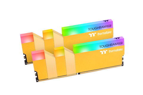 TOUGHRAM RGB Metallic Gold 16GB (2x8GB) DDR4 3600MHz C18 Memory