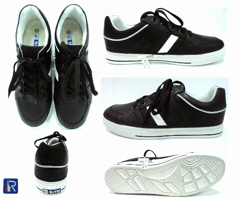 Interchangeable Covers Black Shoes for Men 