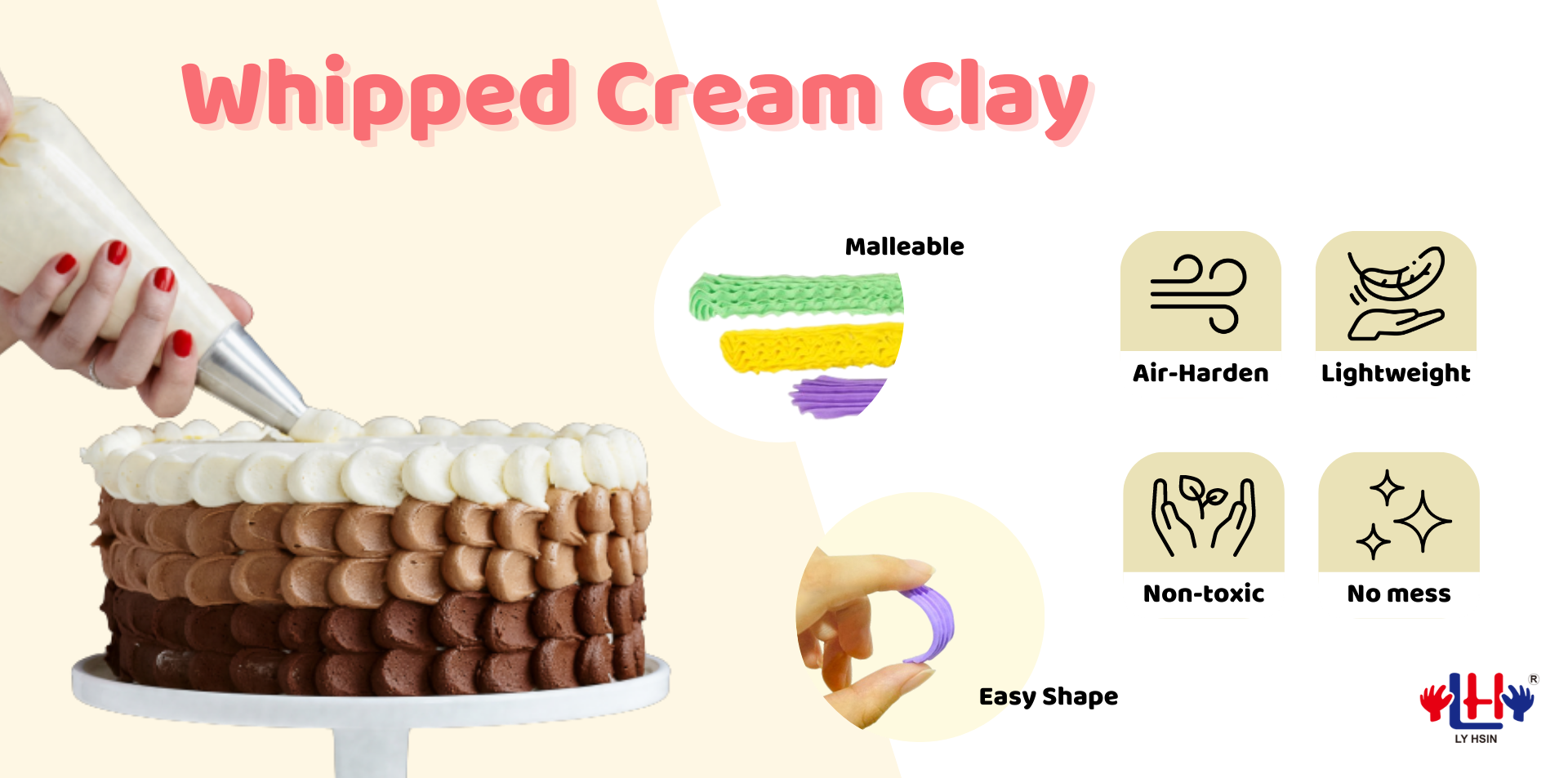 What is Feature of the Oven Bake Polymer Clay? - Ly Hsin Clay Manufacturer