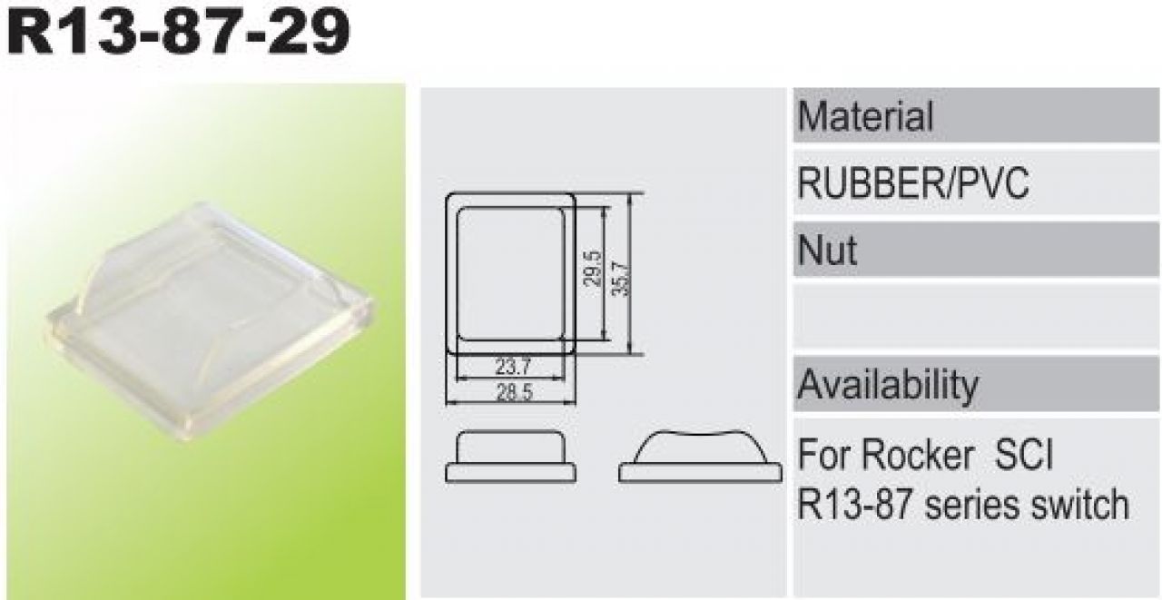 Watertight Cover Boot R13 87 29 for SCI Switches Taiwantrade