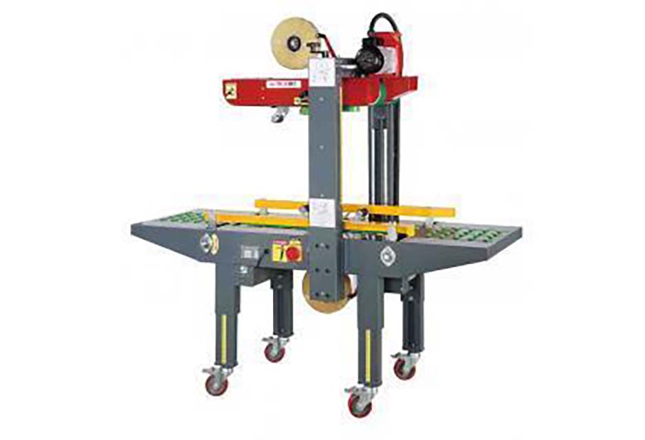 CARTON SEALER, Top and Bottom Drive with Interlock Adjustment