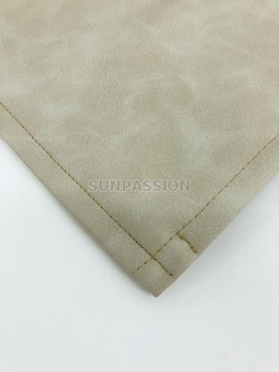 Cozy Bolster Pillow Cases For Couch Sofa Bed Solid Faux Leather