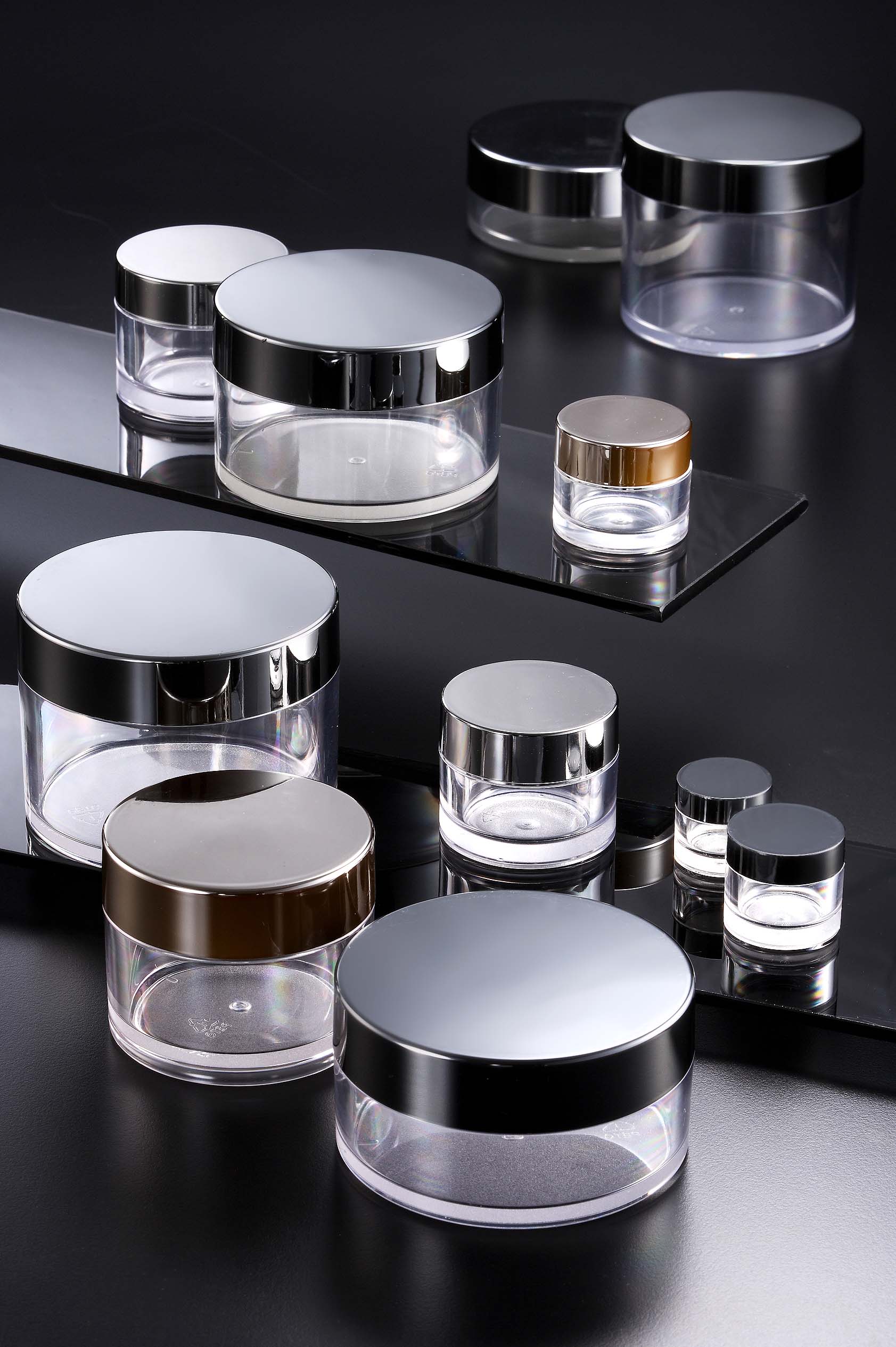 best black acrylic cosmetic jars wholesale Taiwantrade
