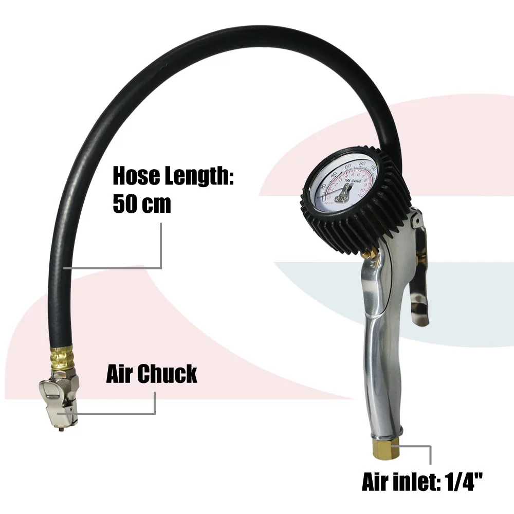 tire pressure gauge for air compressor