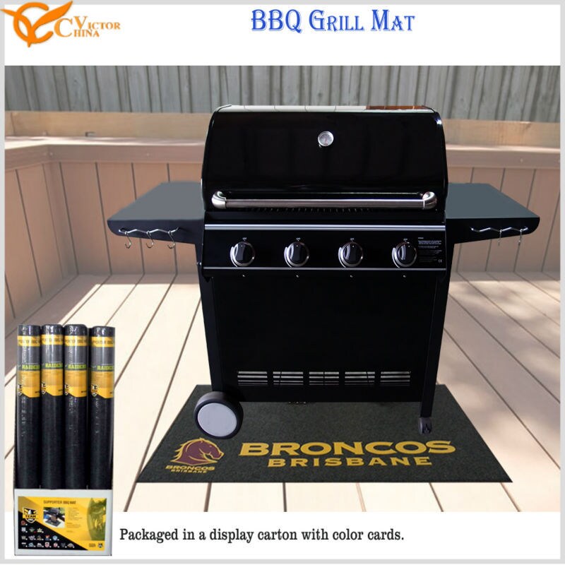 Licensed NBA Basketball Team logo Brooklyn Nets BBQ Grill Mat