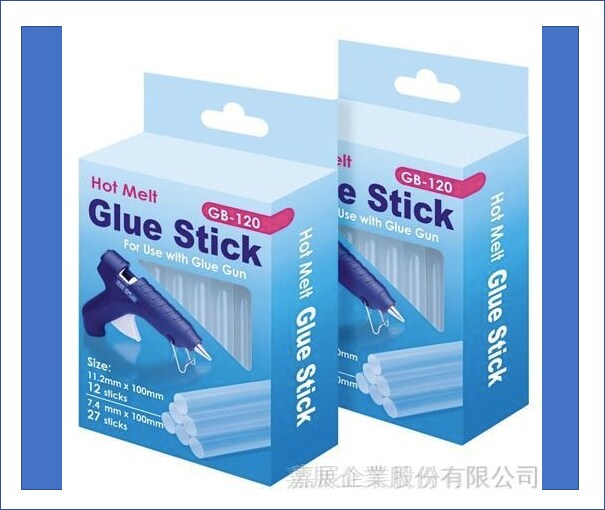 Hot melt glue sticks box and card Taiwantrade