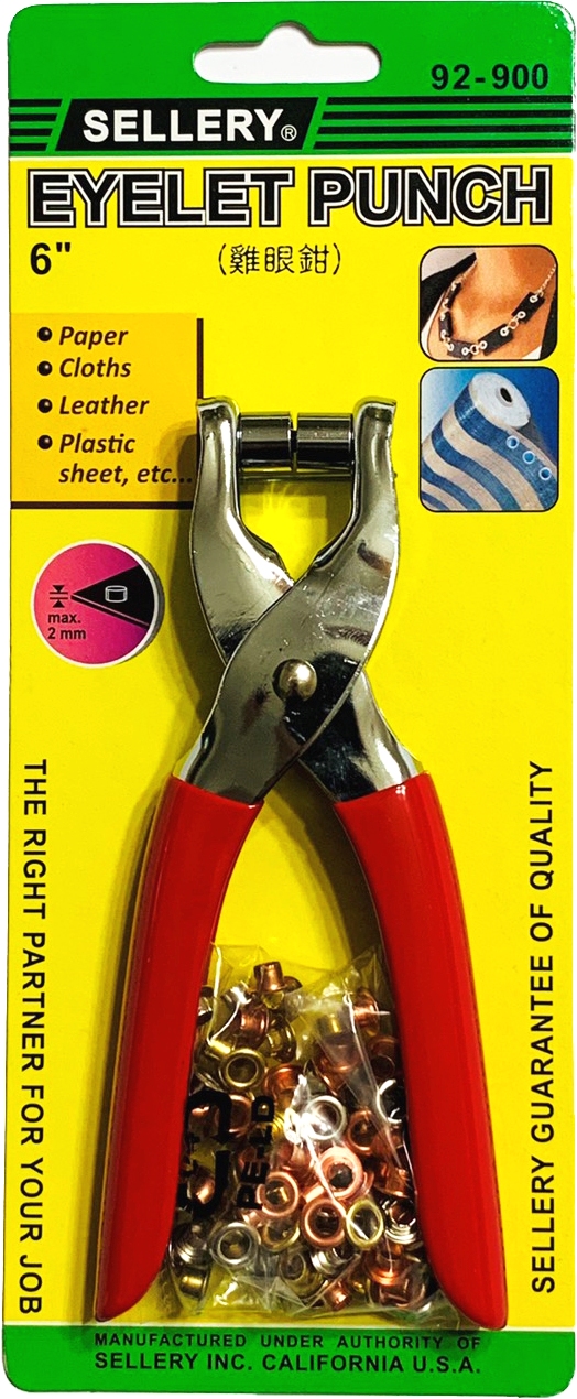 EYELET PLIERS/ EYELET PUNCH TOP CHANNEL ENTERPRISE CO., LTD.