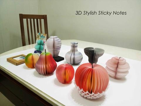 3D Stylish sticky notes