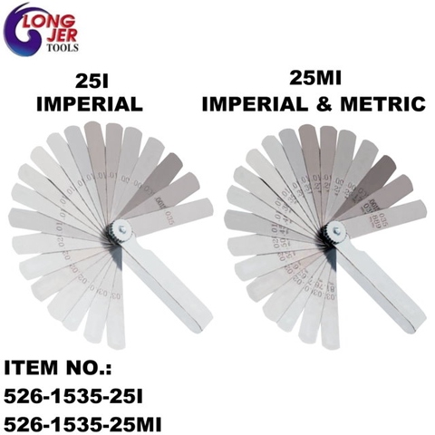 Metric And Imperial Thickness Feeler Gauge