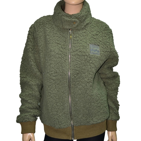 High Pile Sherpa Hooded Fleece Jacket