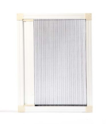 Retractable Pleated Insect Mesh Screen for Windows & Doors