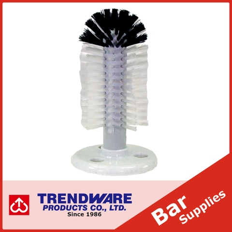 Single Brush Beer Mug Washer with Plastic Base