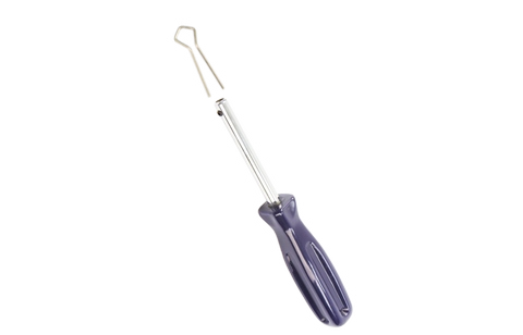 installing windshield locking tool strip enlarge