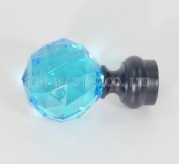 Acrylic Faceted Ball Curtain Finial Acrylic Finial Curtain