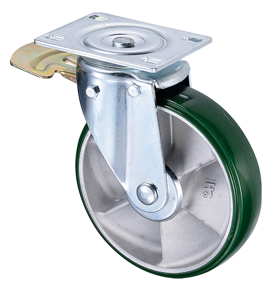 PU Heavy Duty 8 inch Industrial Bearing Caster Wheels
