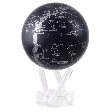 4.5¡¨ Silver Constellation in Blue Mova Globe with base