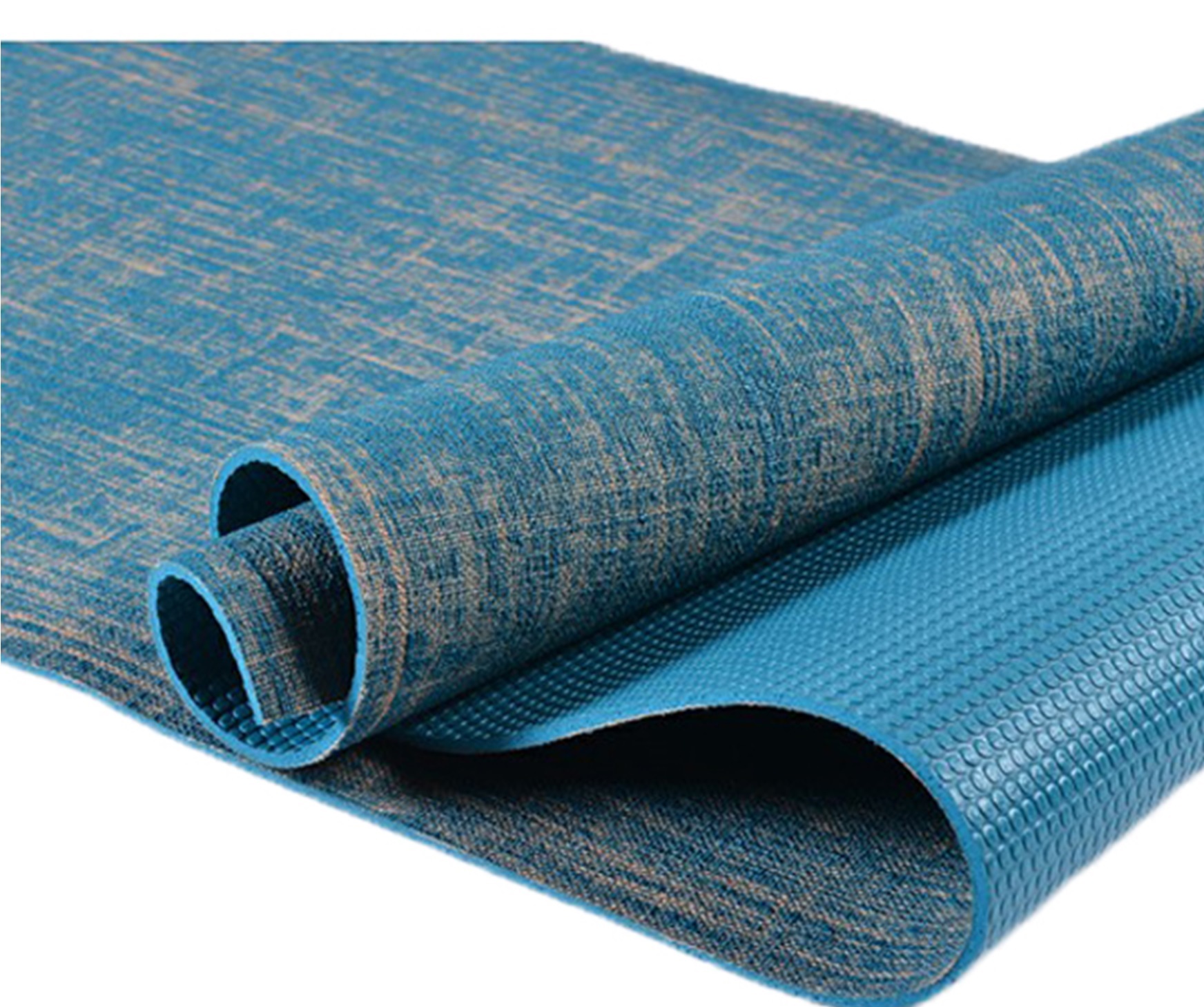 Jute Top Pvc Yoga Mat Ipi Sports Leisure Corporation