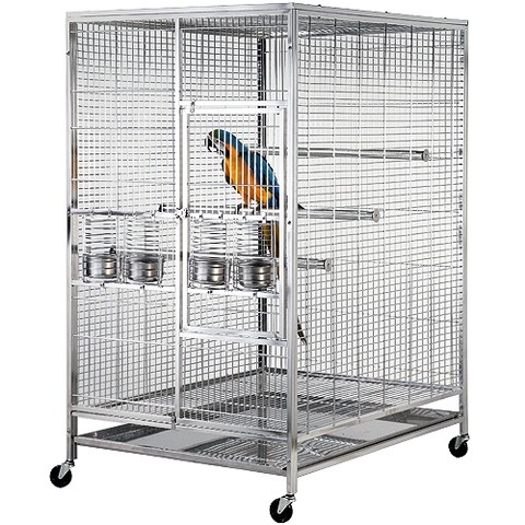 stainless bird cage