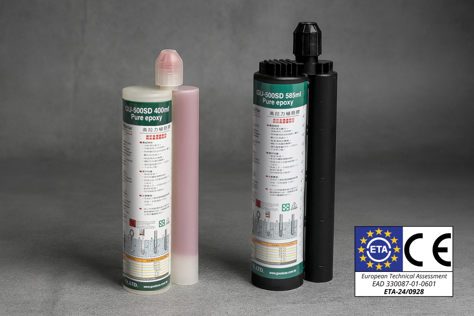 Injection Epoxy Chemical Anchor Mortar Designed for Use in Wet Concrete