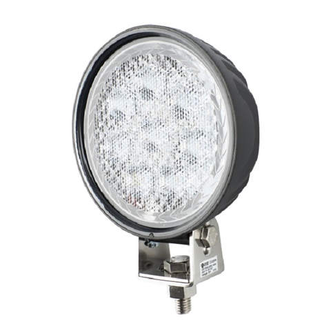 9-33V Heavy-Duty Round LED Work Lights-Wide Flood Beam