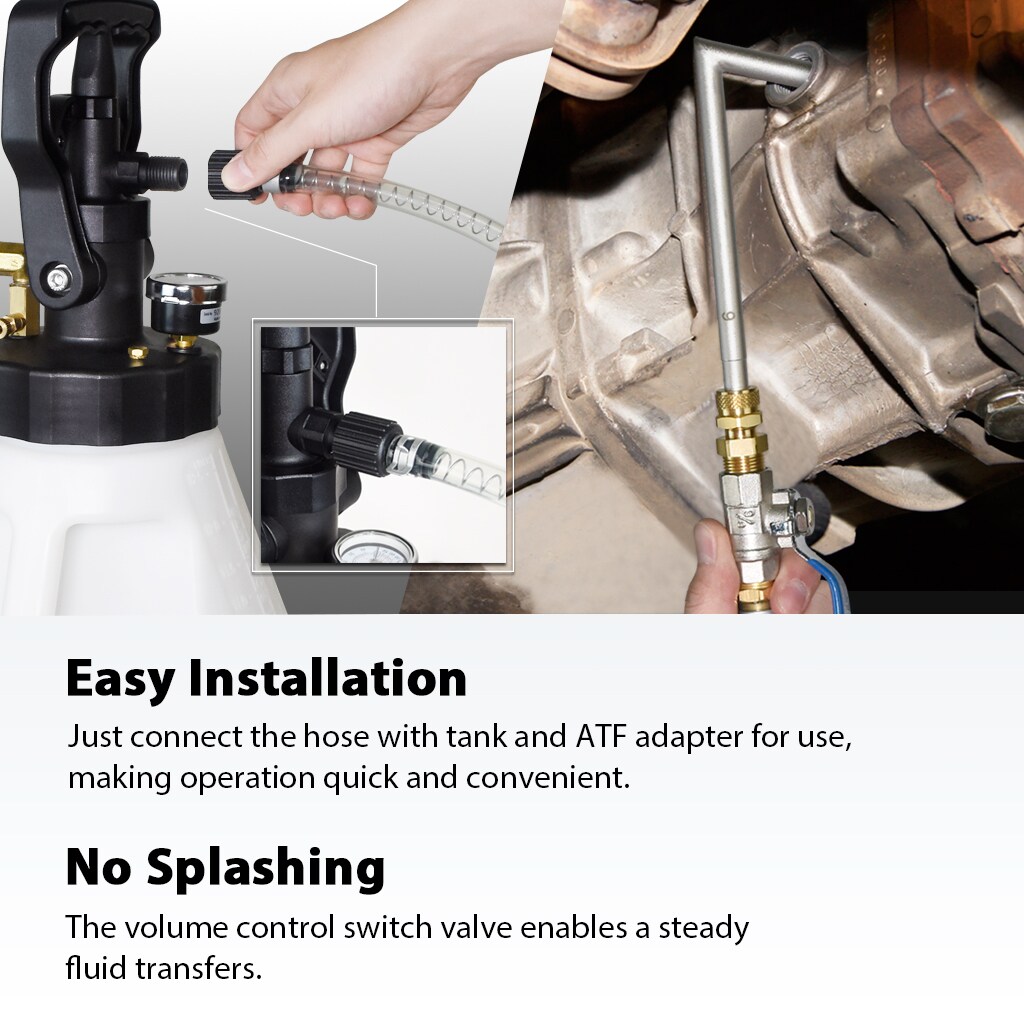 【FIRSTINFO】12.5L Pneumatic/Manual ATF Refill System Dispenser Automatic Transmission Fluid Oil