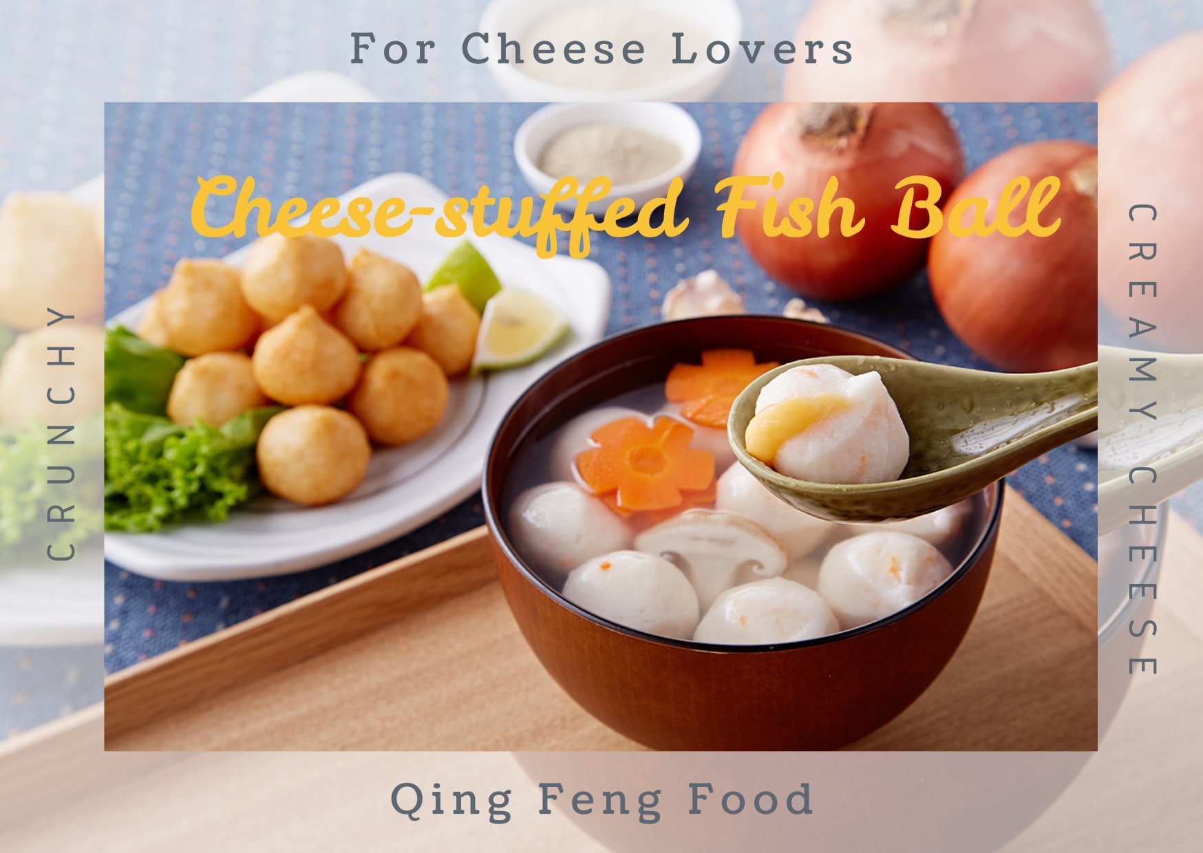 Cheese-stuffed Fish Ball