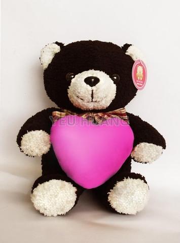 Custom dark brown and chocolate color fuzzy teddy bear maker supplier factory manufacturer