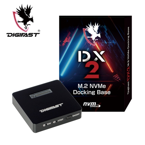 DX2 M.2 NVMe SSD Docking Base-Black