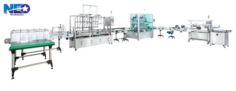 Filling Capping Labeling Production Line for Disinfectant Surface Cleaner